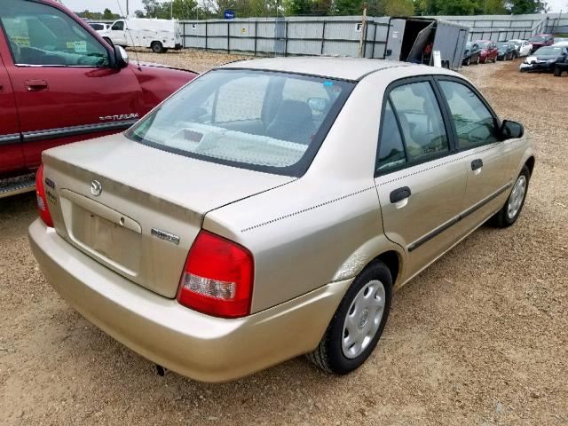 JM1BJ222810461240 - 2001 MAZDA PROTEGE DX TAN photo 4