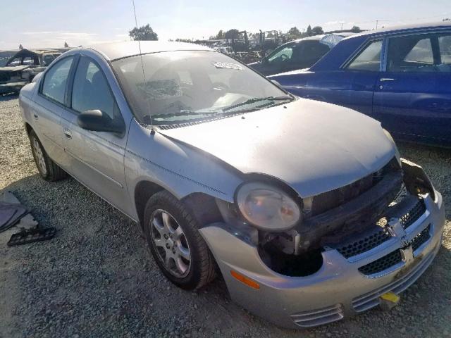 1B3ES56C74D646909 - 2004 DODGE NEON SXT SILVER photo 1