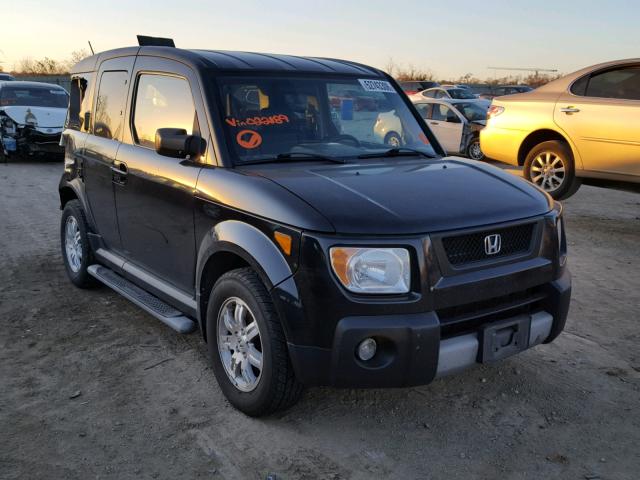 5J6YH28786L022189 - 2006 HONDA ELEMENT EX BLACK photo 1