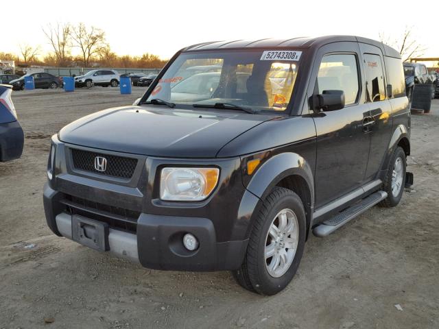 5J6YH28786L022189 - 2006 HONDA ELEMENT EX BLACK photo 2