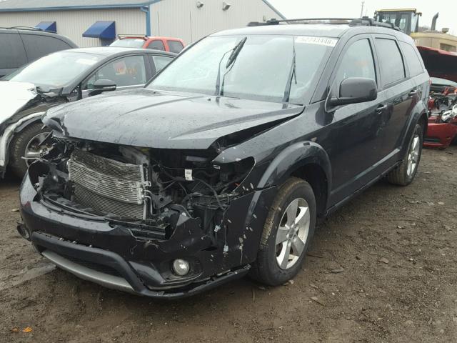 3D4PG1FG5BT538979 - 2011 DODGE JOURNEY MA BLACK photo 2