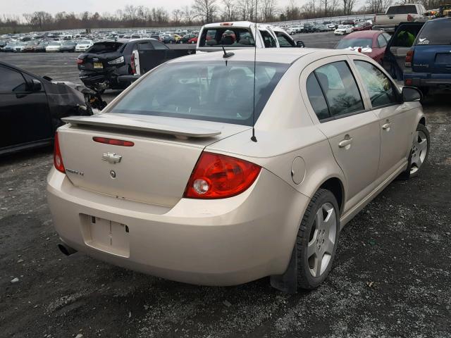 1G1AT58H897190968 - 2009 CHEVROLET COBALT LT GOLD photo 4