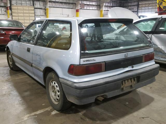 2HGED6342LH535103 - 1990 HONDA CIVIC BLUE photo 3