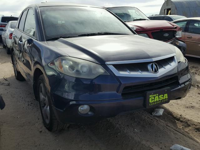 5J8TB18237A009526 - 2007 ACURA RDX BLUE photo 1