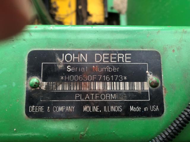 H00630F716173 - 2007 JOHN DEERE 630F GREEN photo 4