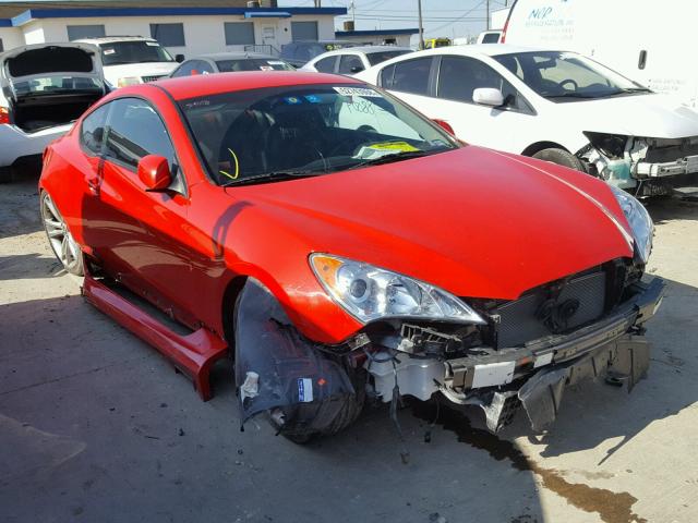 KMHHU6KH1BU053617 - 2011 HYUNDAI GENESIS CO RED photo 1