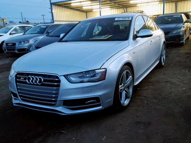 WAUMGAFL3DA181192 - 2013 AUDI S4 PRESTIG SILVER photo 2