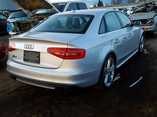 WAUMGAFL3DA181192 - 2013 AUDI S4 PRESTIG SILVER photo 4