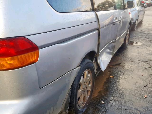 5FNRL18972B004851 - 2002 HONDA ODYSSEY EX SILVER photo 9