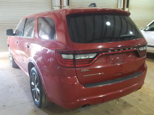 1C4RDHAG8EC590637 - 2014 DODGE DURANGO SX RED photo 3