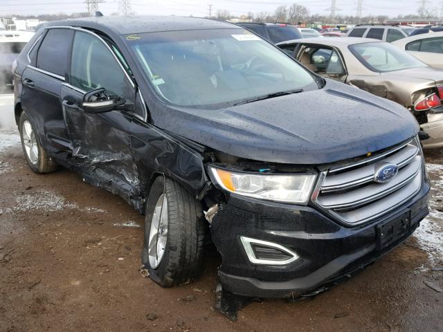 2FMPK4J8XGBB44504 - 2016 FORD EDGE SEL BLACK photo 1