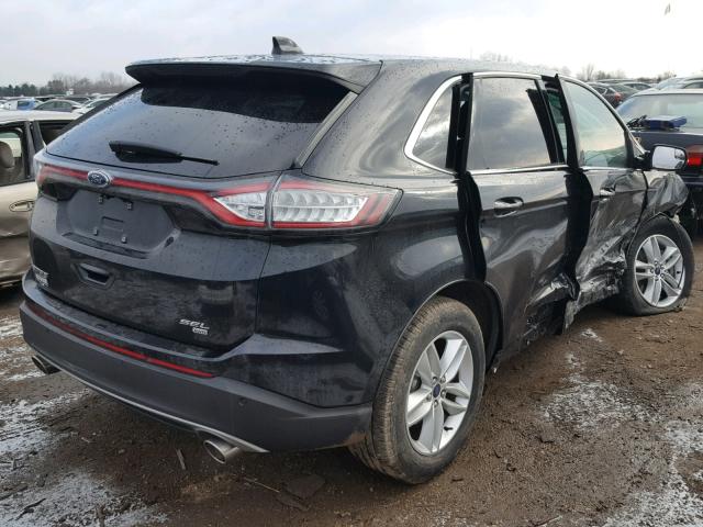 2FMPK4J8XGBB44504 - 2016 FORD EDGE SEL BLACK photo 4