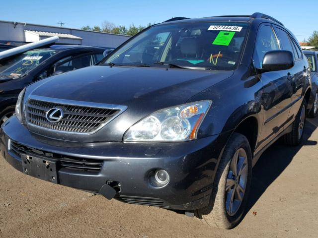 JTJHW31U472033499 - 2007 LEXUS RX 400H GRAY photo 2