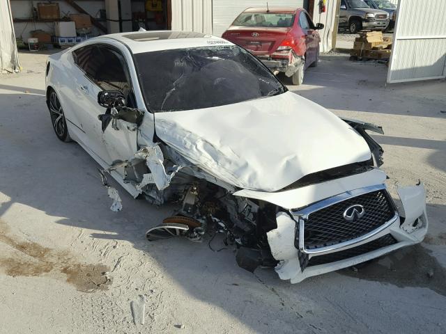 JN1EV7EK9JM342487 - 2018 INFINITI Q60 PREMIU WHITE photo 1