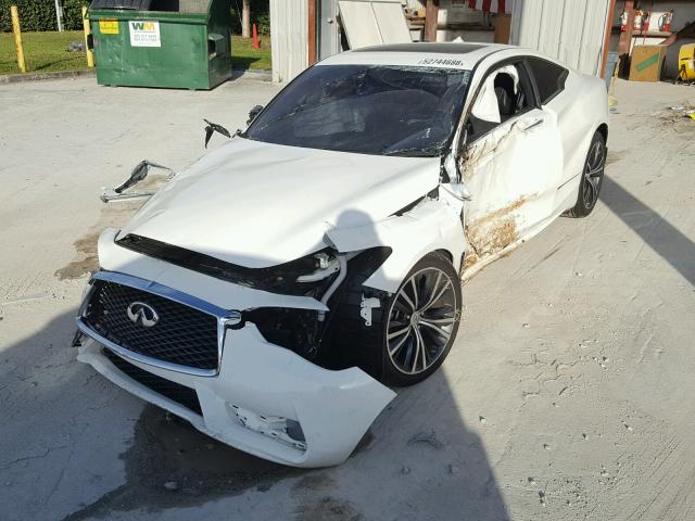 JN1EV7EK9JM342487 - 2018 INFINITI Q60 PREMIU WHITE photo 2