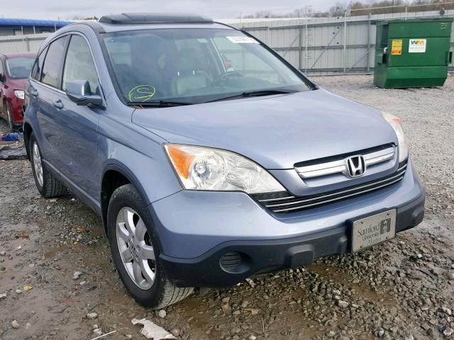 JHLRE48787C107794 - 2007 HONDA CR-V EXL BLUE photo 1