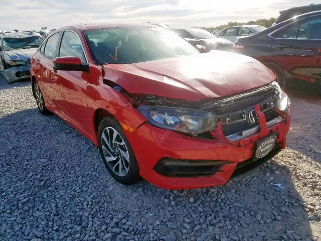 2HGFC2F7XJH508945 - 2018 HONDA CIVIC EX RED photo 1