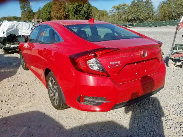 2HGFC2F7XJH508945 - 2018 HONDA CIVIC EX RED photo 3