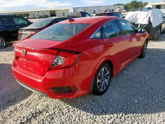 2HGFC2F7XJH508945 - 2018 HONDA CIVIC EX RED photo 4