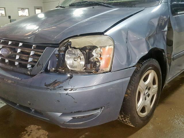 2FMZA51604BA38249 - 2004 FORD FREESTAR S SILVER photo 9