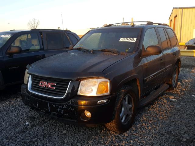 1GKDT13S352216193 - 2005 GMC ENVOY BLACK photo 2