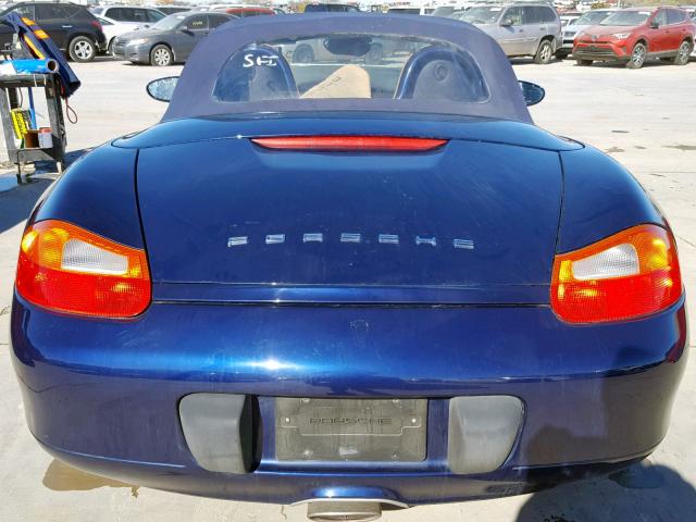 WP0CA29871U622684 - 2001 PORSCHE BOXSTER BLUE photo 6