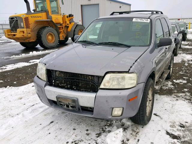 4M2YU911X7KJ07780 - 2007 MERCURY MARINER LU GRAY photo 2