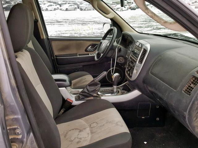 4M2YU911X7KJ07780 - 2007 MERCURY MARINER LU GRAY photo 5