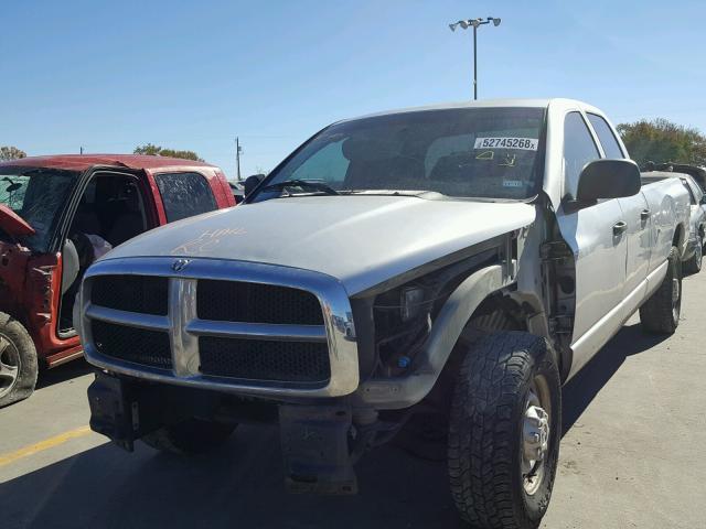 3D7KA28D54G109652 - 2004 DODGE RAM 2500 S SILVER photo 2