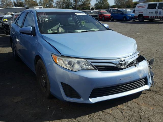 4T1BF1FK1CU621987 - 2012 TOYOTA CAMRY BASE BLUE photo 1