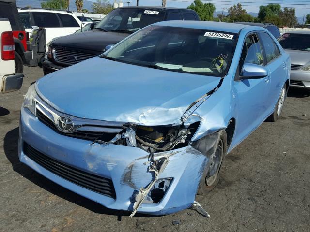 4T1BF1FK1CU621987 - 2012 TOYOTA CAMRY BASE BLUE photo 2
