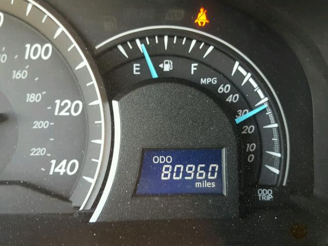 4T1BF1FK1CU621987 - 2012 TOYOTA CAMRY BASE BLUE photo 8