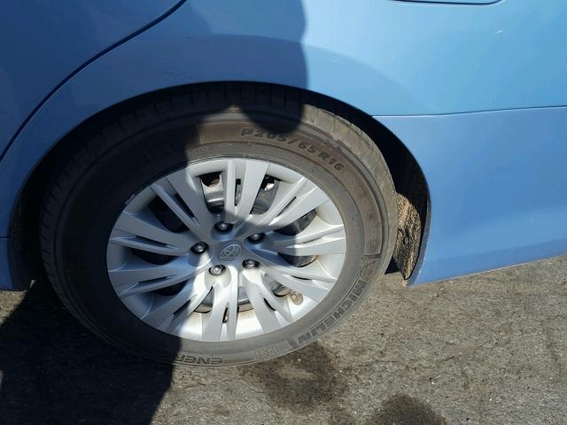 4T1BF1FK1CU621987 - 2012 TOYOTA CAMRY BASE BLUE photo 9