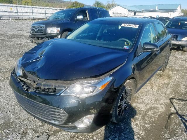 4T1BK1EB4FU143288 - 2015 TOYOTA AVALON XLE BLACK photo 2