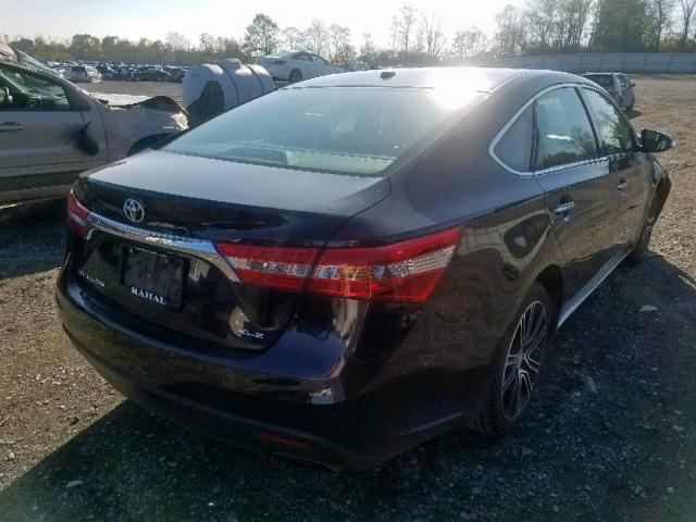 4T1BK1EB4FU143288 - 2015 TOYOTA AVALON XLE BLACK photo 4