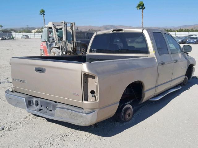 1D7HA18N83S140057 - 2003 DODGE RAM 1500 S BROWN photo 4