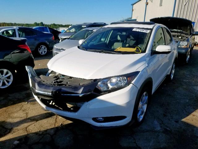 3CZRU5H59GM725672 - 2016 HONDA HR-V EX WHITE photo 2