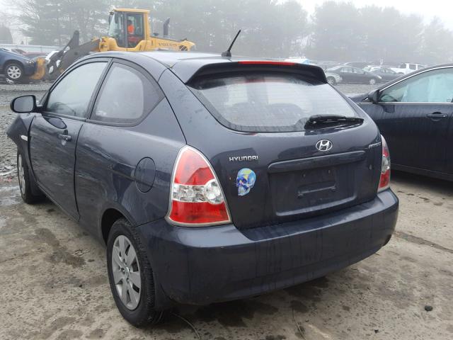 KMHCM3AC5AU178360 - 2010 HYUNDAI ACCENT BLU GRAY photo 3