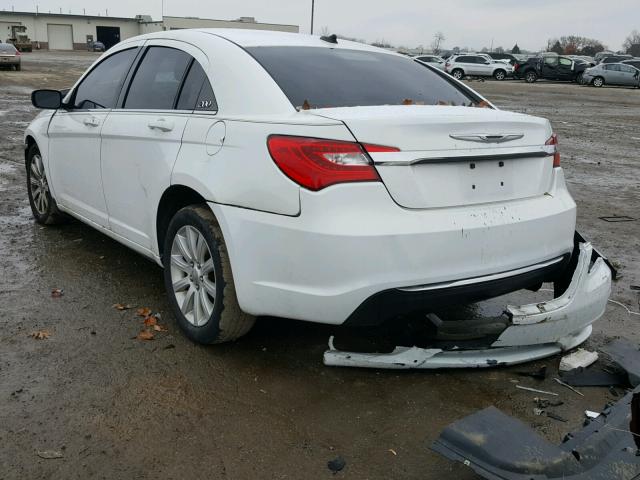 1C3CCBBB8DN558724 - 2013 CHRYSLER 200 TOURIN WHITE photo 3