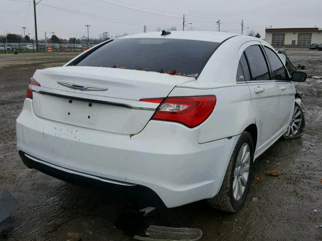 1C3CCBBB8DN558724 - 2013 CHRYSLER 200 TOURIN WHITE photo 4