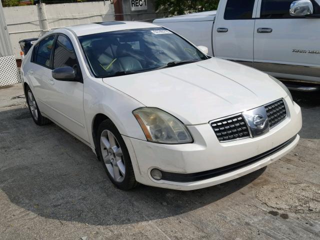 1N4BA41E46C825334 - 2006 NISSAN MAXIMA SE WHITE photo 1