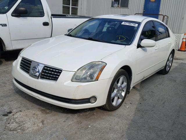 1N4BA41E46C825334 - 2006 NISSAN MAXIMA SE WHITE photo 2