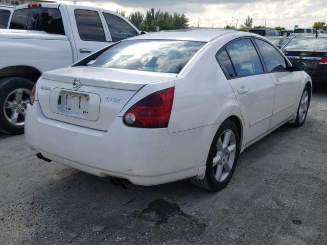 1N4BA41E46C825334 - 2006 NISSAN MAXIMA SE WHITE photo 4