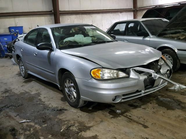 1G2NE52F34C249309 - 2004 PONTIAC GRAND AM S SILVER photo 1