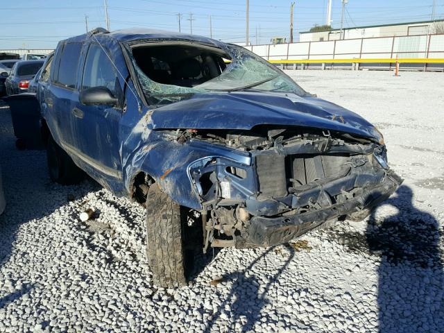 1D4HB48NX5F566551 - 2005 DODGE DURANGO SL BLUE photo 1