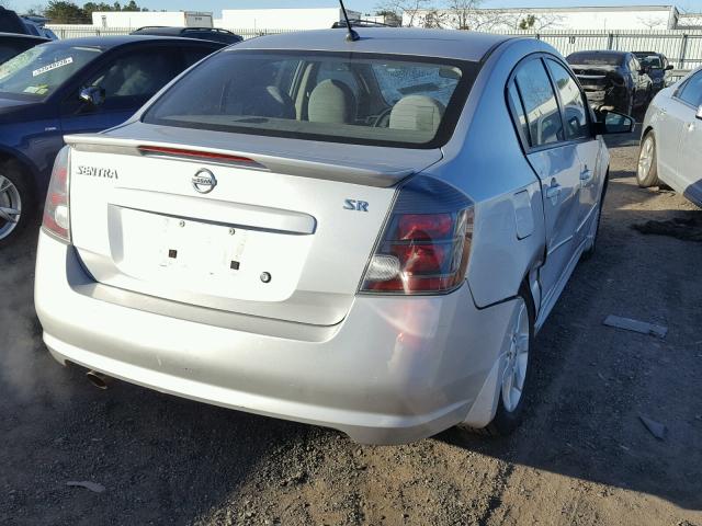 3N1AB61E39L693662 - 2009 NISSAN SENTRA 2.0 SILVER photo 4