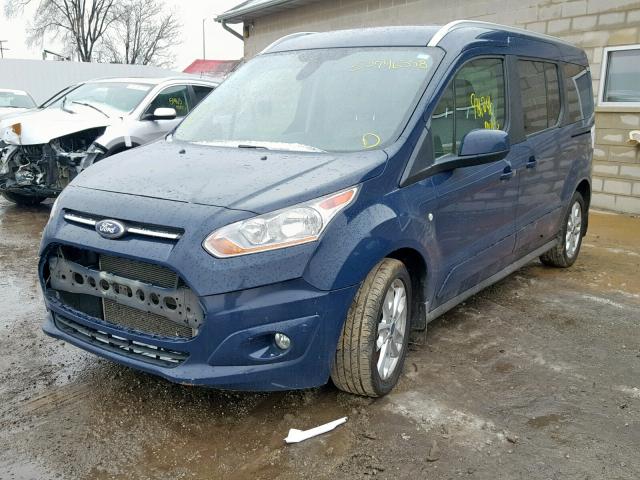 NM0GE9G75F1195200 - 2015 FORD TRANSIT CO BLUE photo 2