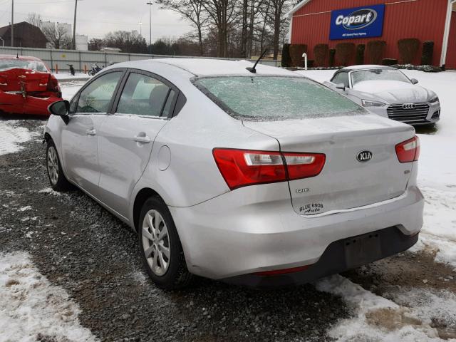 KNADM4A30G6565567 - 2016 KIA RIO LX SILVER photo 3