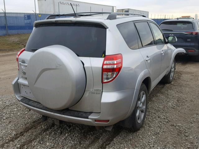 2T3DK4DV2CW084556 - 2012 TOYOTA RAV4 LIMIT SILVER photo 4