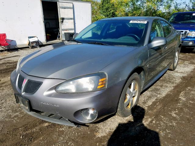 2G2WP552381103060 - 2008 PONTIAC GRAND PRIX GRAY photo 2